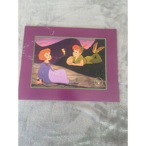 Peter Pan Return To Neverland Never Land Commemorative Lithograph Print Disney
